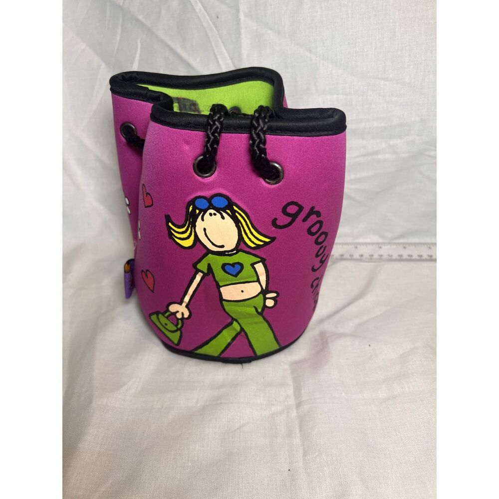 Groovy chick y2k drawstring bag